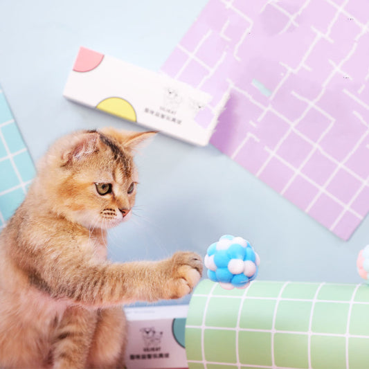 Cat Plush Gnaw Stick Self-Products Play Ball