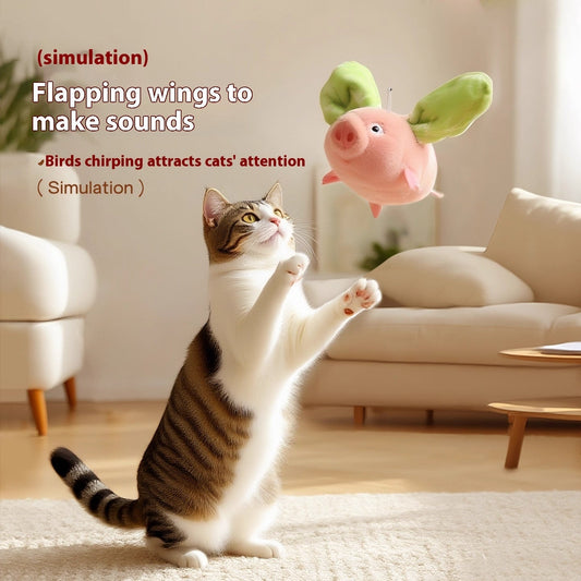Electric Pig Simulation Cat Toy Sound Self-Hi Relieving Boredom
