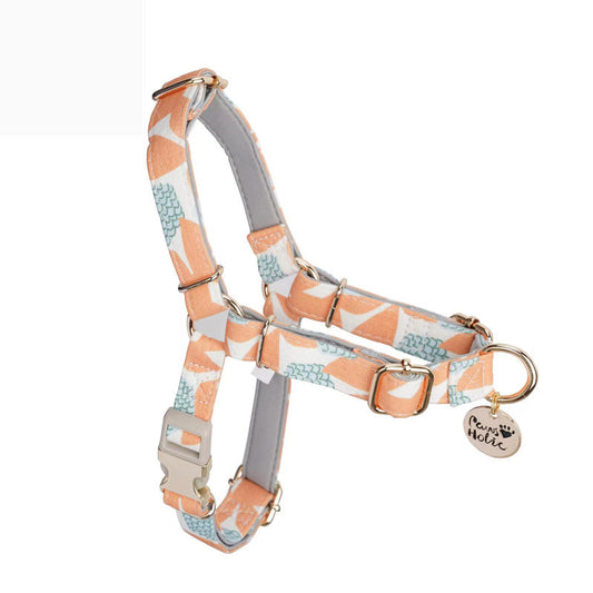 KFX-0037053 Outdoor Pet Chest Strap and Holding Rope - Explosion-Proof, Adjustable Size Suitable for Dogs