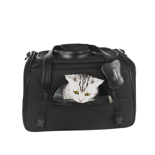 KFX-0072765 Small Oxford Cloth Dog Carrier Travel Car Seat - 45*24*28cm