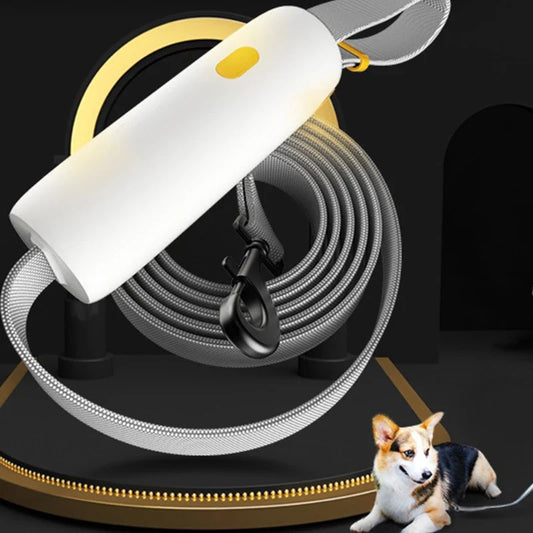 KFX-0076093 Adjustable Elastic Dog Leash with Quick Lock Handle for Medium Dogs