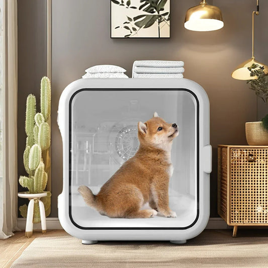 KFX-009107 Adjustable Speed Silent Automatic Pet Hair Dryer Box for Small to Medium Pets
