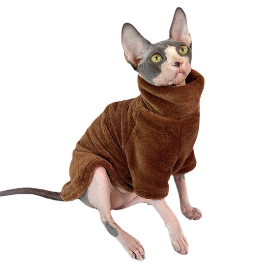 KFX-0103869 Warm Thick German Mink Velvet Pet Clothing for Cats and Dogs in Multiple Sizes and Colors
