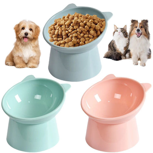 KFX-0105277 Elevated Anti Vomiting Cat Bowl with Non-Slip Base for Comfortable Feeding