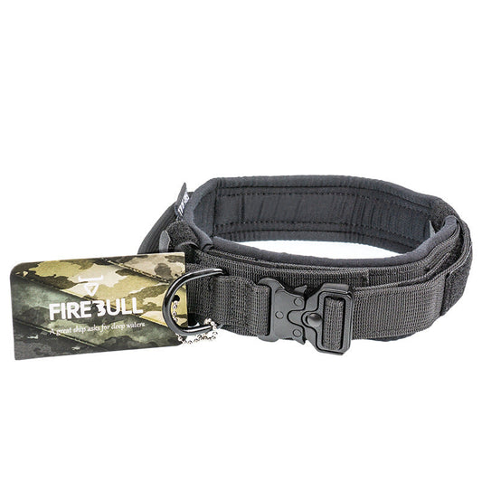 KFX-0114621 Adjustable Nylon Pet Tactical Collar and Leash Set in Multiple Colors and Sizes