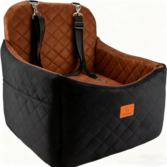 KFX-0119613 Cozy Soft Cushion Pet Car Bed for Small and Medium Dogs in Multiple Colors