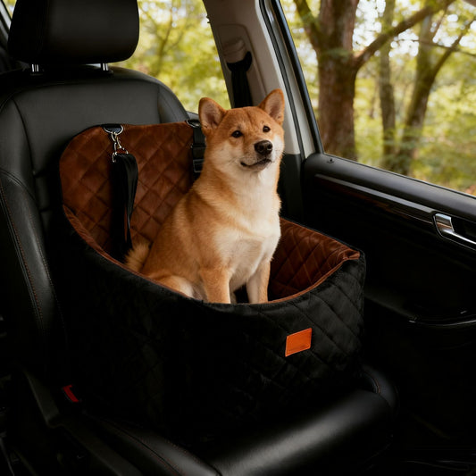 KFX-0119613 Cozy Soft Cushion Pet Car Bed for Small and Medium Dogs in Multiple Colors