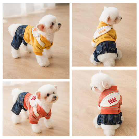 KFX-0128701 Cozy Cotton Dog Apparel for Autumn and Winter Seasons