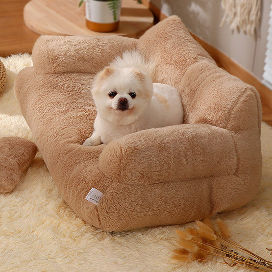 KFX-0129597 Cozy Plush Winter Cat Nest Sofa Bed in Various Colors