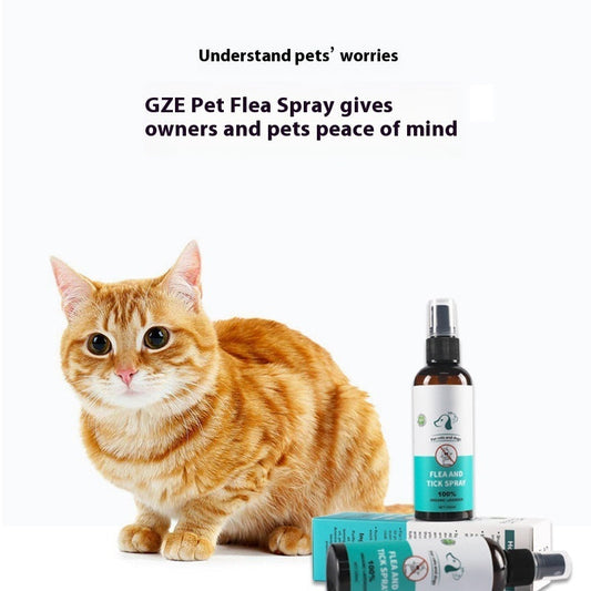 KFX-0137661 Effective Flea Spray for Dogs - 100ml Plastic Bottle