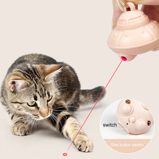 KFX-0139325 Automatic Cat Laser Pointer Collar with USB Charging - Interactive Toy for Kittens and Dogs