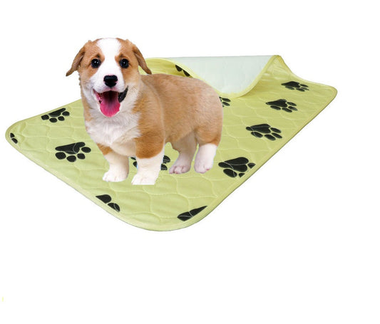 KFX-0149437 Cozy Kennel Pad Dog Bed in Wine Red, Bright Yellow, and Light Brown