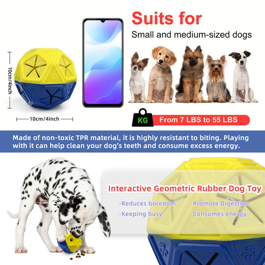 KFX-0154813 Interactive Leak Proof Food Dispensing Dog and Pet Toy Ball for Indoor and Outdoor Play