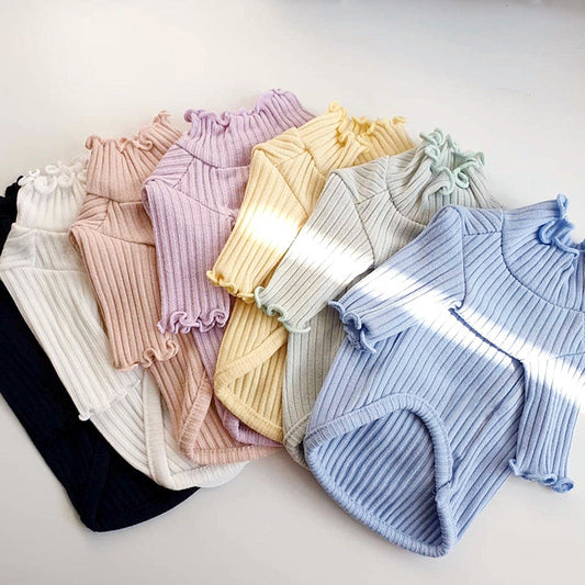 KFX-0161469 Lightweight Pet Bottoming Shirt for Small Dogs - Fashionable Casual Wear