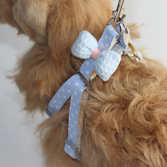 KFX-0168637 Adjustable Fashion Minimalist Dog Leash - No Neck Strangling, Cotton Material, Multiple Colors Available