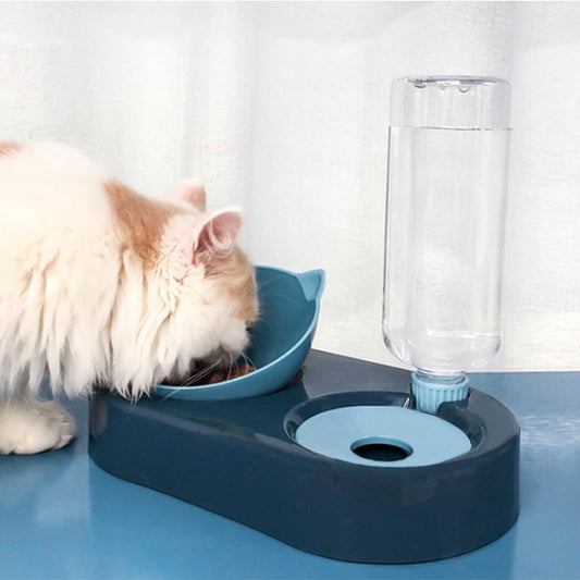 KFX-0174781 Automatic Pet Bowl and Water Dispenser with Adjustable Water Level - Available in Multiple Colors
