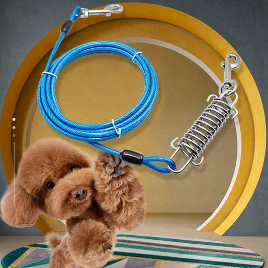 KFX-0185917 Thick Anti-Bite Dog Leash with Martin Buckle - Stain Resistant, Available in Multiple Colors
