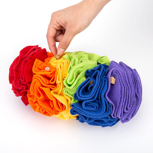 KFX-0192701 Interactive Dog Snuffle Mat for Puzzle Training and Treat-Finding Activities