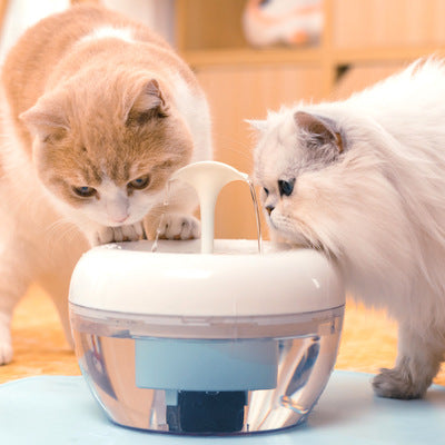 KFX-0197693 Automatic Pet Water Purifier with 1.5L Capacity and USB Power Supply