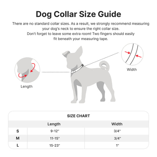KFX-0214589 Adjustable Neoprene Padded Dog Collar with Side-Release Buckle and D-Ring, 1 Inch Wide