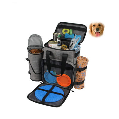 KFX-0248125 Travel Pet Food Bag - Durable Oxford Material, 5-6L Capacity
