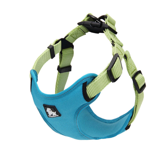 KFX-0277949 Adjustable Nylon Oxford Dog Harness with Reflective Strips in Multiple Colors and Sizes