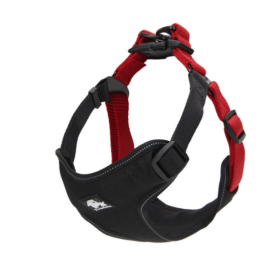 KFX-0277949 Adjustable Nylon Oxford Dog Harness with Reflective Strips in Multiple Colors and Sizes