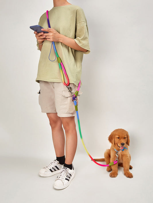 KFX-0284221 Multi-Functional Dog Traction Belt for Running - Adjustable Cross Shoulder Design