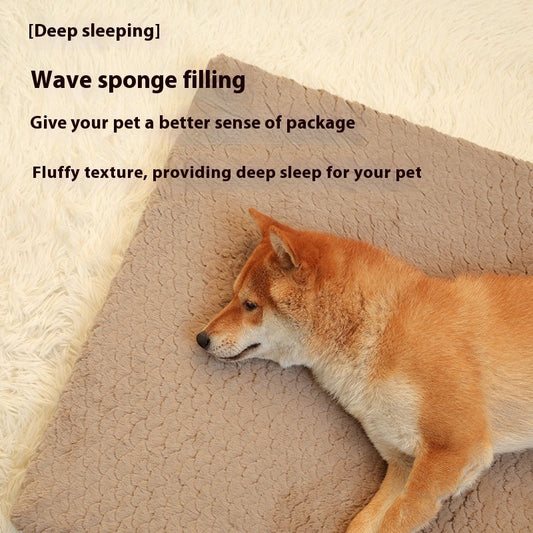 KFX-0307517 Cozy Warm Plush Pet Bed for Cats and Dogs in Various Colors and Sizes
