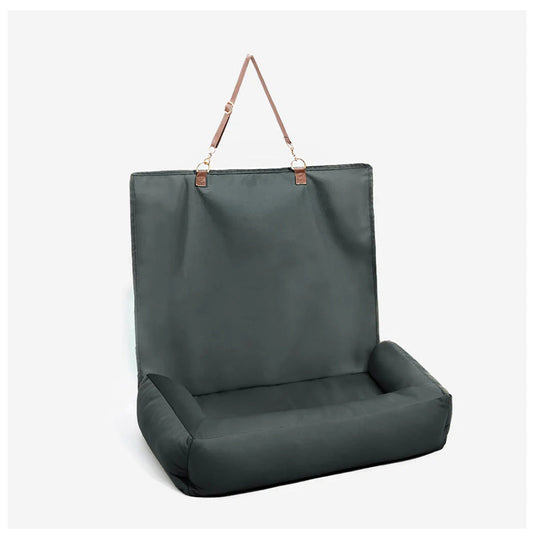 KFX-0316221 Detachable and Washable Minimalist Pet Mat for Single and Full Car Seats - Available in Green, Gray, Blue