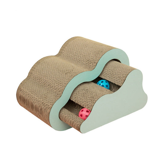 KFX-0350141 Cloud-Shaped Corrugated Cat Scratching Board - Fashionable Small and Large Options