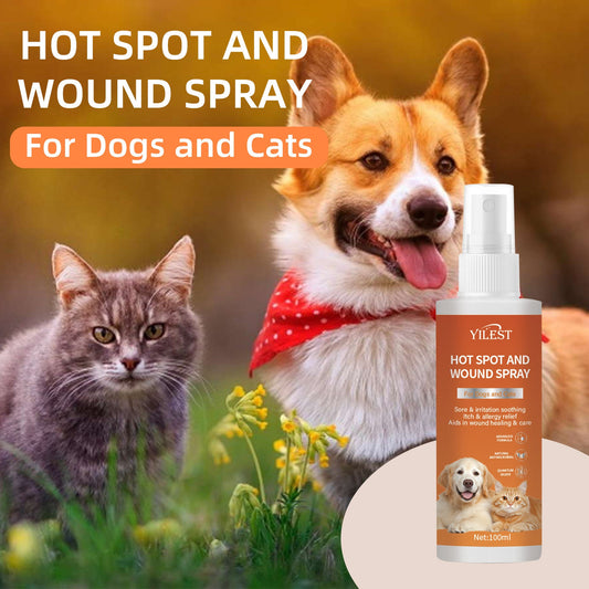 KFX-0358333 Long-lasting Pet Bite Deterrent Spray for Dogs and Cats - 100ml(3 Pack)