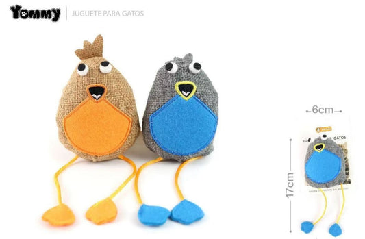 KFX-0383549 Linen Bird Doll - Handcrafted Decorative Toy for Kids and Nurseries