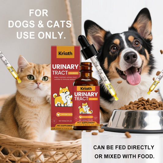 KFX-0388541 Urinary Care Soothing Drops for Cats and Dogs with Cranberry & Pumpkin Seed Extract