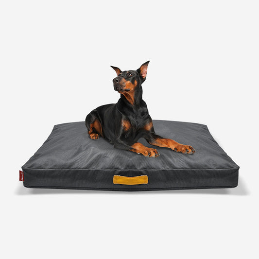 KFX-0404029 Sponge Pet House Bed - Dark Gray, Scratch-Resistant & Non-Slip, Multiple Sizes