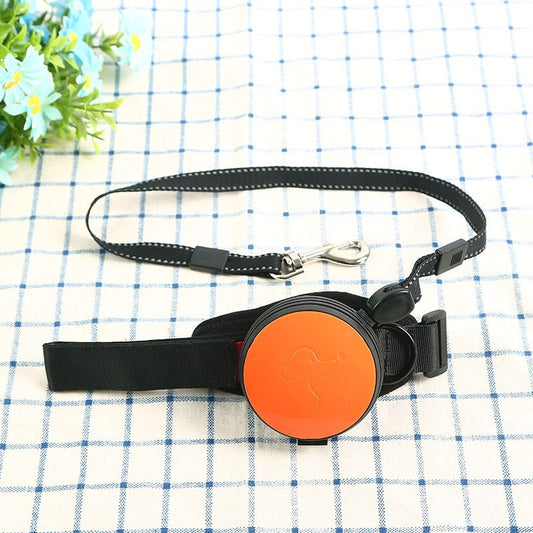 KFX-0409533 Automatic Retractable Leash for Pets - Explosion-Proof, Durable Nylon Design, Multiple Color Options Available