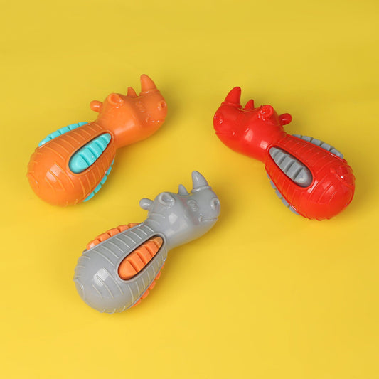 KFX-0422845 Floating Tooth Cleaning Chew Toy for Dental Care - TPR Material, 6.3x6.3x9cm, Available in Red, Blue, Orange, Gray