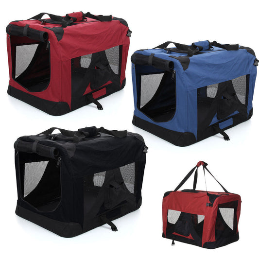 KFX-0433213 Foldable Pet Backpack Dog Cage – Portable Indoor/Travel Pet Carrier in Multiple Sizes & Colors