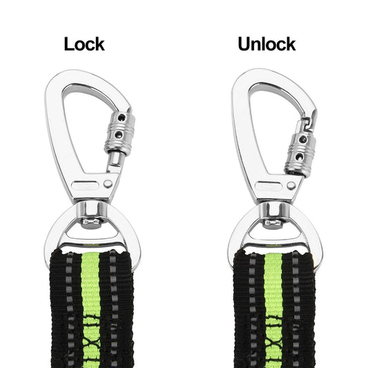KFX-0448061 Adjustable Reflective Nylon Pet Double-Headed Leash for Two Dogs - Orange, Blue, Green