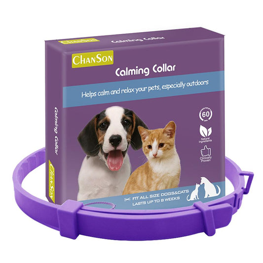 KFX-0450237 Adjustable Stress Relief Dog and Cat Comfort Collar, 62cm and 38cm Options