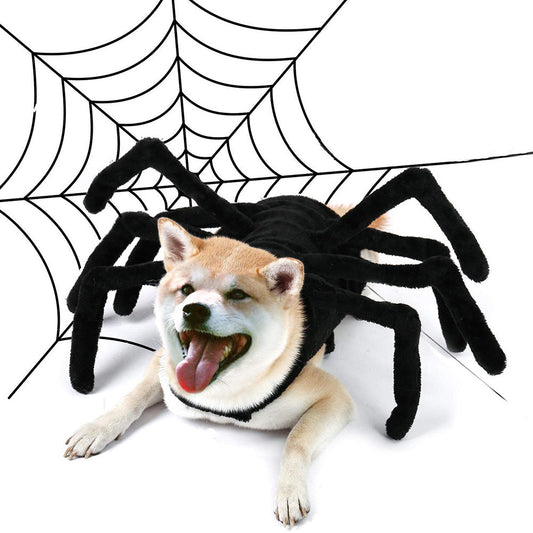 KFX-0461373 Funny Spiders Costume for Pets - Cotton Apparel in Various Sizes