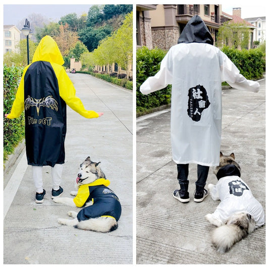 KFX-0485181 Waterproof Polyester Dog Raincoat for All Breeds – Casual Design