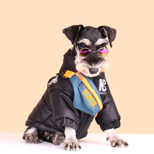 KFX-0507709 Reflective Dog Jacket for Autumn and Winter, Warm Cotton Blend, Available in Multiple Colors and Sizes