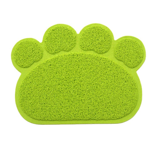 KFX-0542653 Claw-Shaped PVC Cat Litter Mat - Rectangular Design, 30x40cm, 300g