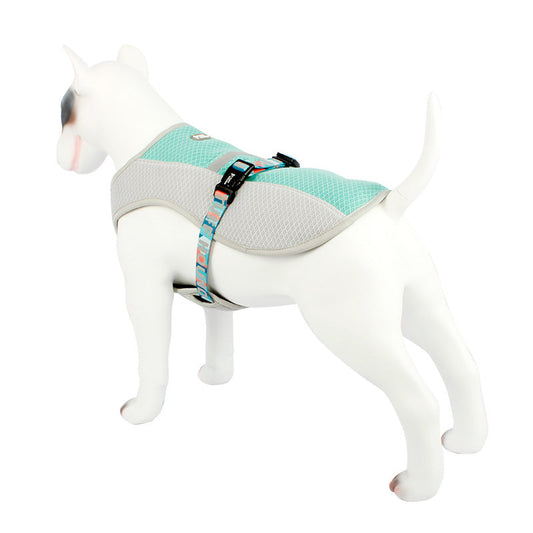 KFX-0550717 Cooling Vest for Dogs - Summer Heatproof Pet Clothing in Blue, Orange, Green, Sizes S-XL