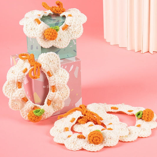 KFX-0560061 Cat Knitted Scarf Necklace in Various Colors and Patterns
