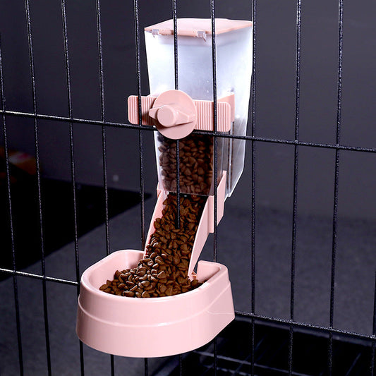 KFX-0567997 Hanging Automatic Feeder for Pets with Fresh-Keeping Box and Easy Assembly