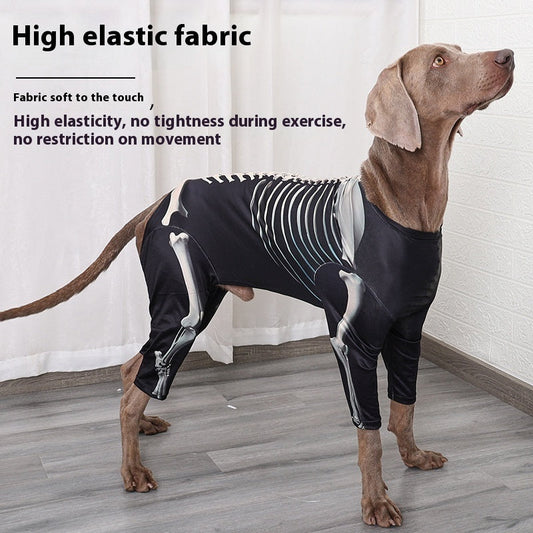 KFX-0568381 Comfortable Black Transformation Dress for Pet Dogs - Halloween Costume, Sizes XL to 3XL