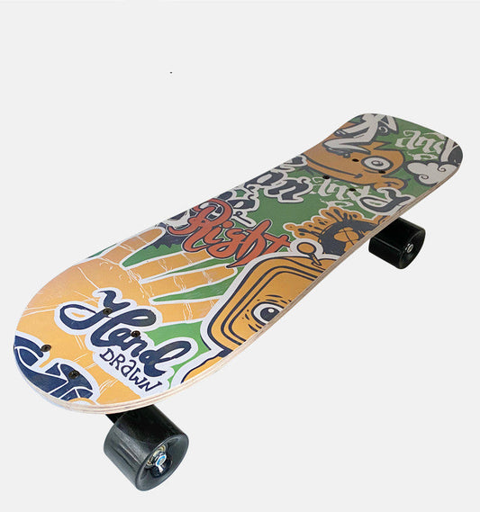 KFX-0574397 Big Head Pet Skateboard for Dogs and Cats - Maple Flat Panel - 62x18cm
