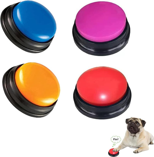 KFX-0576829 Pet Communication Training Buzzer with 30-Second Voice Record and Playback Function